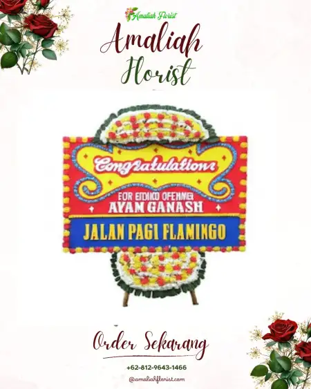 Sewa Papan Bunga Tosa
