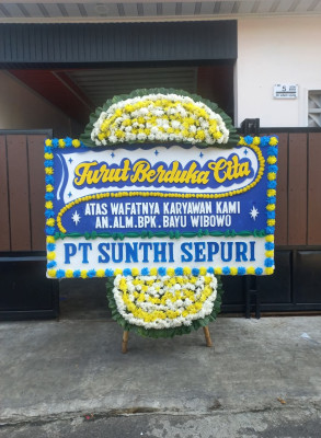 Papan Bunga Duka di Tosa
