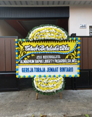 Papan Bunga Duka di Tosa